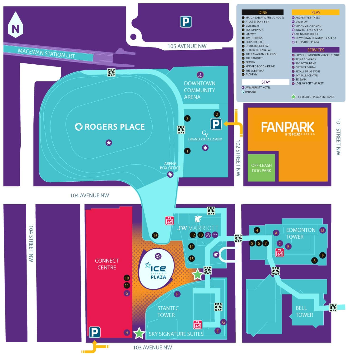 ICE District MAP Edmonton ICE DISTRICT