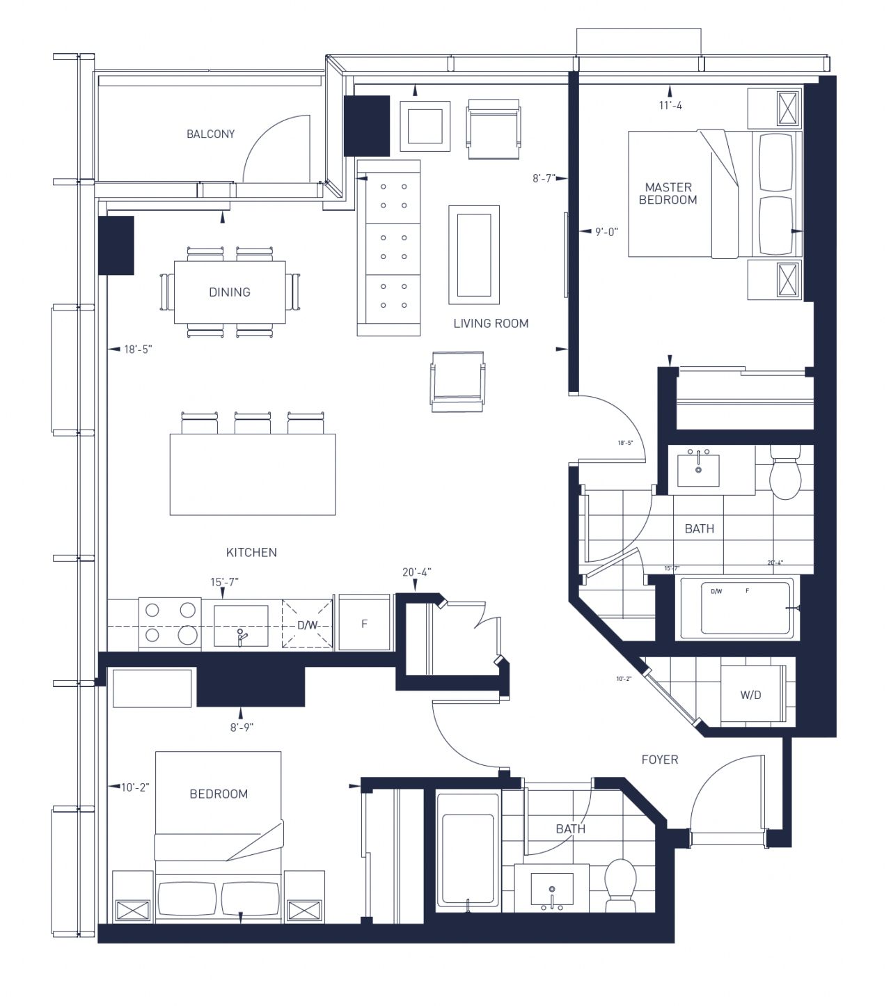 Floorplan K1 | SKY Signature Suites
